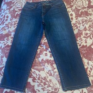 I.N.C. Dark Denim Skinny Leg Curvy Fit Crop (#118)